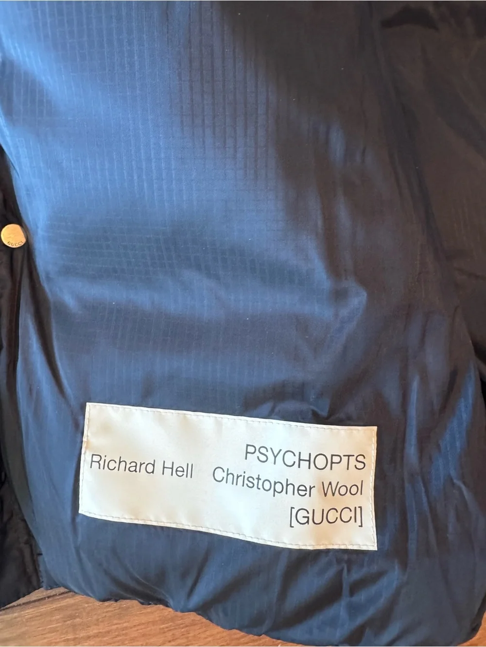 Gucci sleek navy